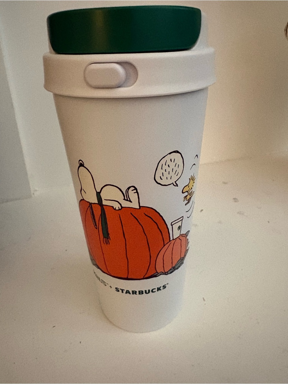 Starbucks Snoopy Peanuts Pumpkin Tumbler